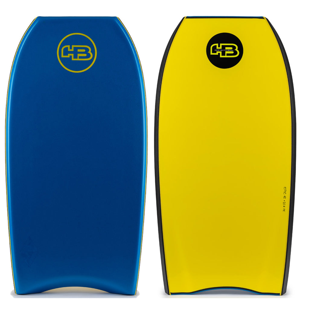 HOT BUTTERED BODYBOARD 46" EPIC XL PE BLUE YELLOW