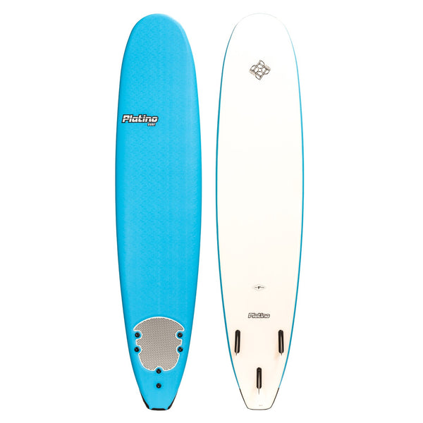 Platino 9ft Malibu Softboard Azure Blue White