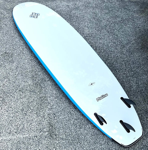 Platino  8ft SSR Big Volume Softboard Turquoise White