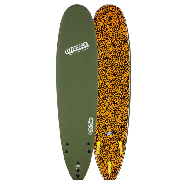 Catch Surf Odysea Log 8'0 Military Green With High Performance Fins