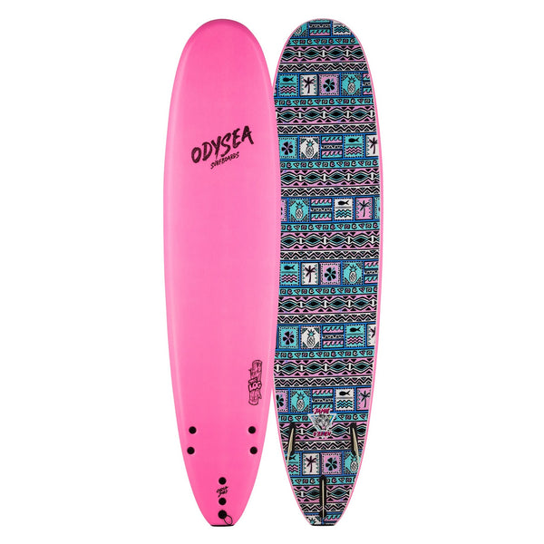 Catch Surf Odysea Log 8'0 JOB Hot Pink With High Performance Fins
