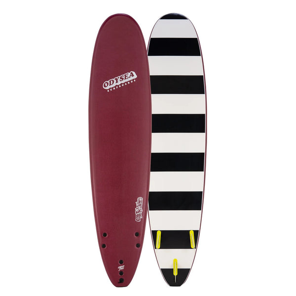 Catch Surf Odysea Log 8'0 Maroon With High Performance Fins