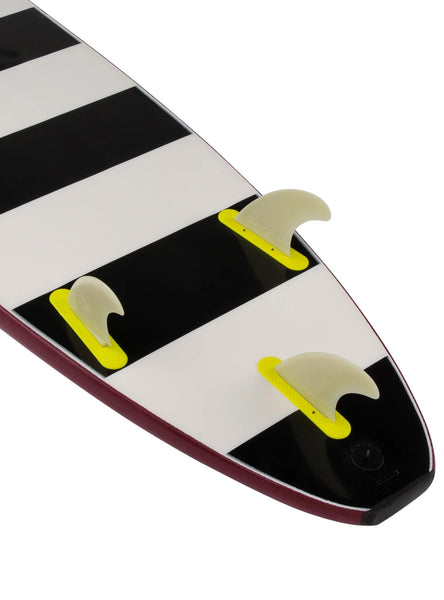Catch Surf Odysea Log 8'0 Maroon With High Performance Fins